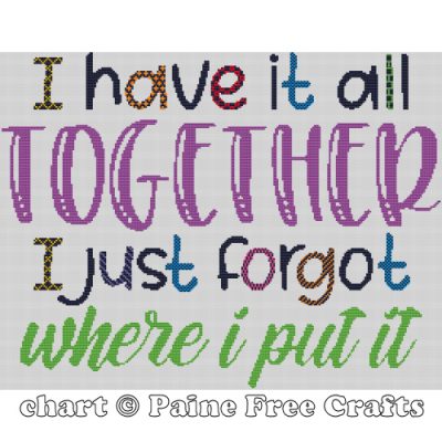 I have it all together