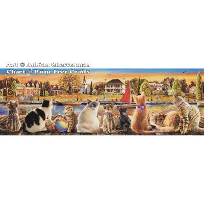 Cats on the Quay (Panoramic)