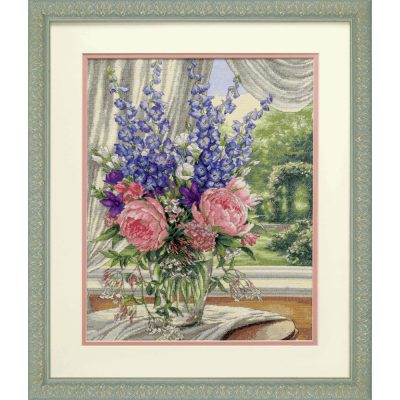 Peonies & Delphiniums (Dimensions Gold Collection Kit)