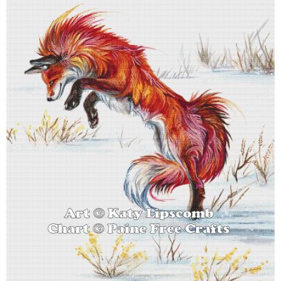 Jumping Red Fox