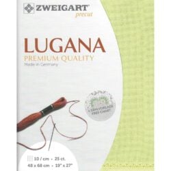 25c Lugana evenweave (Lime Green)