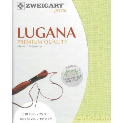 25c Lugana evenweave (Lime Green)