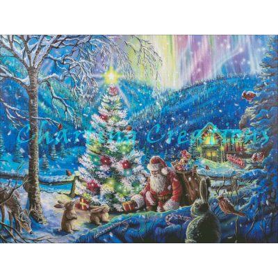 Christmas Scene Santa and Animals (Dakota Daetwiler)