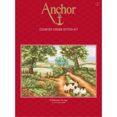 Counted Cross Stitch Kit: Down the Track