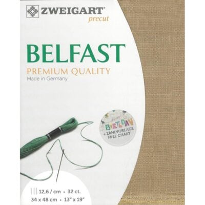 32 count Belfast Linen (Dark Beige)