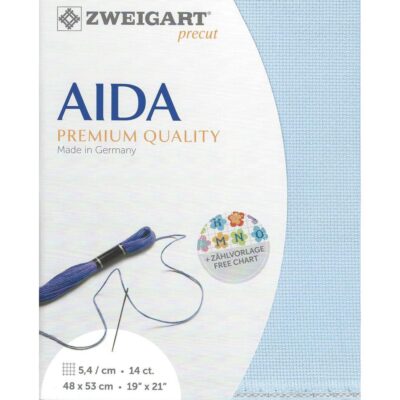 14 count Aida (Pale Blue)