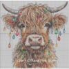 CHighlandCalf-grid Christmas Highland Calf