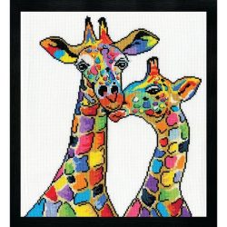 Giraffes Counted Cross Stitch Kit