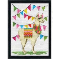 Llama Counted Cross Stitch Kit