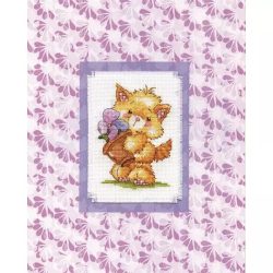 Cat Counted Cross Stitch Kit