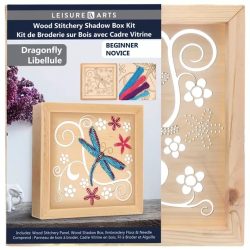 Shadow Box Dragonfly Wood Stitchery Shadow Boxes Kit