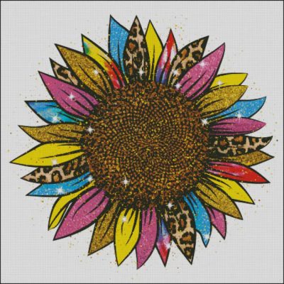 Colorful Sunflower (SiamVector)