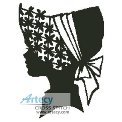 Lady Silhouette 3 (clipart by Dover)
