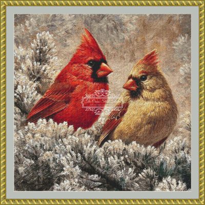 Cardinal Couple (MINI) (Abraham Hunter)