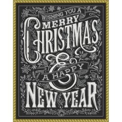 Holiday Chalkboard (Krookedeye)