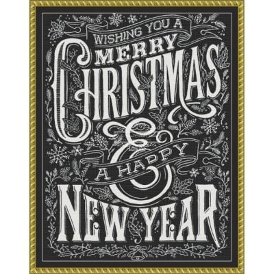 Holiday Chalkboard (Krookedeye)