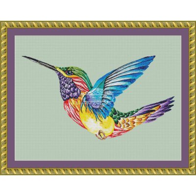 Colorful Hummingbird (MINI) (Diana Pryadieva)