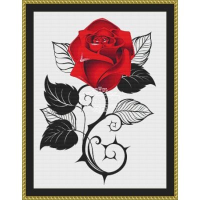 Gothic Rose 1 (MINI) (Nelli Valova)