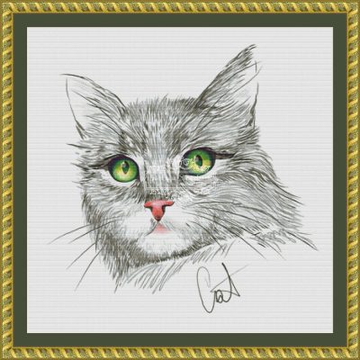Green Eyed Lady (MINI) (Oxana Reshetnyova)