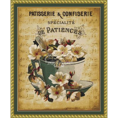 Teacup Flowers (public domain)