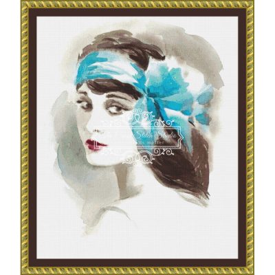Watercolor Flapper (Blue) (CM Watercolors)