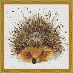 Watercolor Hedgehog (MINI) (Alena Fayankova)