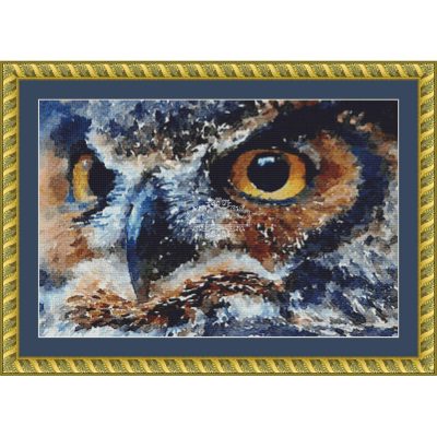 Watercolor Owl (MINI) (public domain)