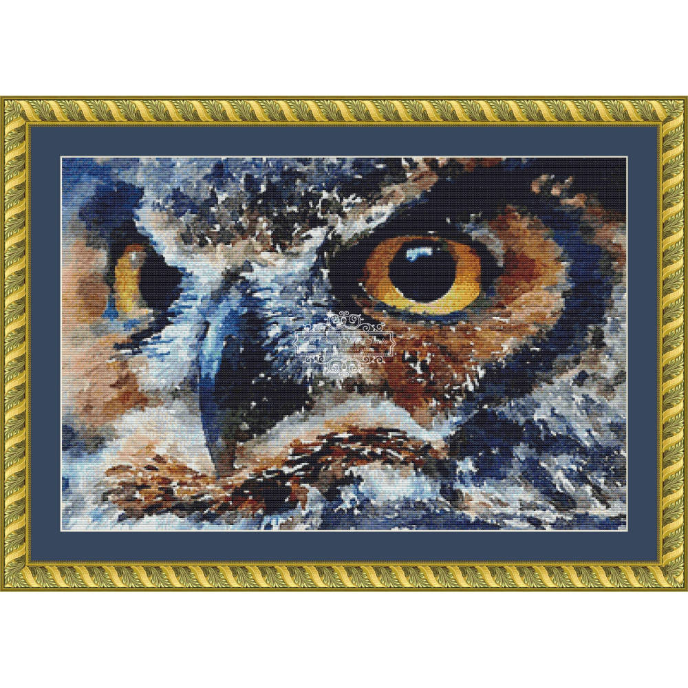 Watercolor Owl (MINI) (public domain)