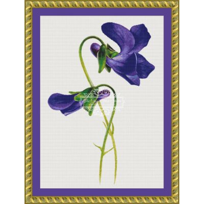 Watercolor Violets (MINI) (Viktoriia Piatko)