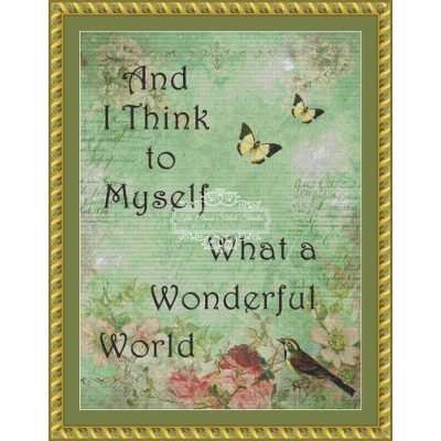 What a Wonderful World (Astrid's Artistic Efforts)