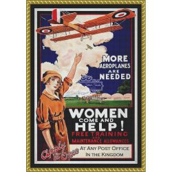 Women Come and Help (vintage art)