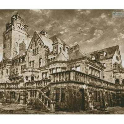 Artistic Castle (Sepia) (Harald Landsrath - Pixabay)