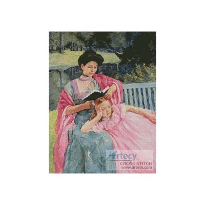 Auguste reading to her Daughter (Mary Cassatt)