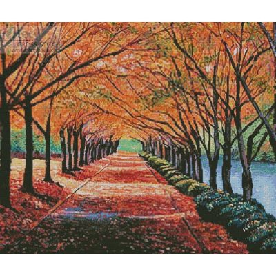 Autumn Tree Lane (David Lloyd Glover)