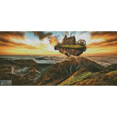 Floating Steampunk Mountain (Large) (Reto Scheiwiller - Pixabay)