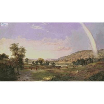 Landscape with Rainbow (Large) (Robert S Duncanson)