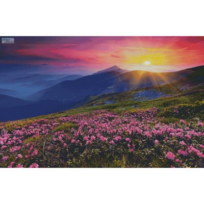 Rhododendron Mountain Sunset (Large) (Leonidtit)