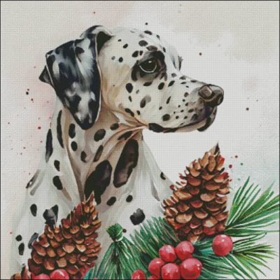 Festive Dalmation (Enliven Designs)