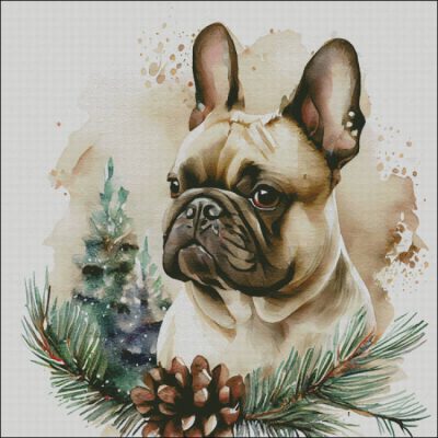 Festive Fawn Frenchie (Enliven Designs)