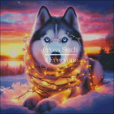 Festive Husky (Missy Means)