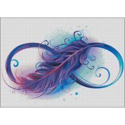 Indigo Infinity Feather (Nelli Valova)