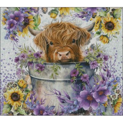 Lil Highland In A Tub (Mayas Design)