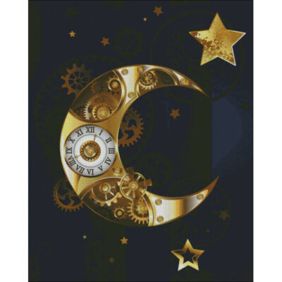 Mechanical Moon With Stars (Blackmoon 9 ( Nelli Valova))