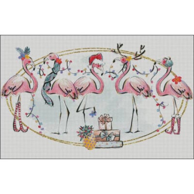 Merry Flocking Christmas (Public Domain or Stock Art (Licenced))
