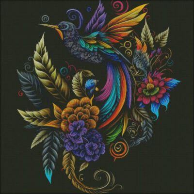 Mezmerizing Bird Mandala (Fundigital)
