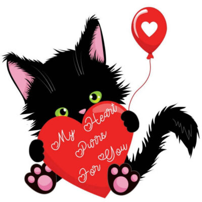 My Heart Purrs For You (AMB Illustrations)