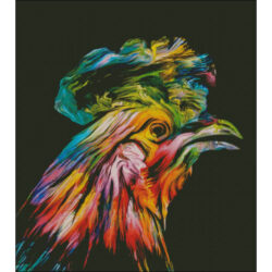 Rainbow Hen (Public Domain or Stock Art (Licenced))