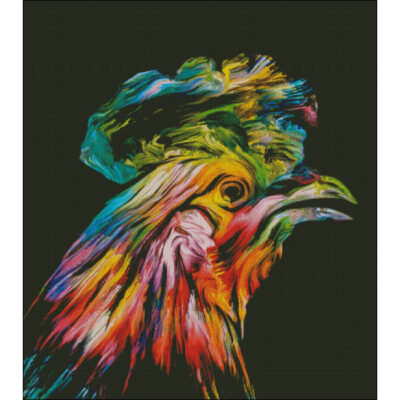 Rainbow Hen (Public Domain or Stock Art (Licenced))