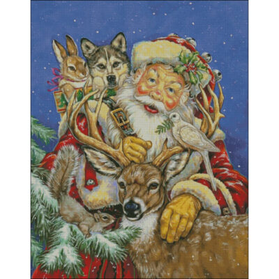 Santa And Wildlife Friends (Donna Race)