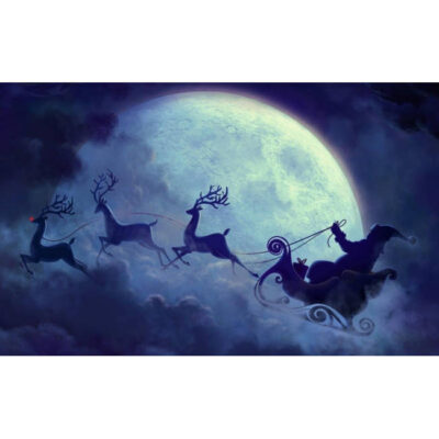 Santa's Test Flight (Public Domain or Stock Art (Licenced))
